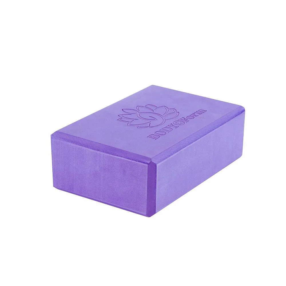 Блок для йоги Фиолетовый от интернет магазина ТДФК-ЮГ