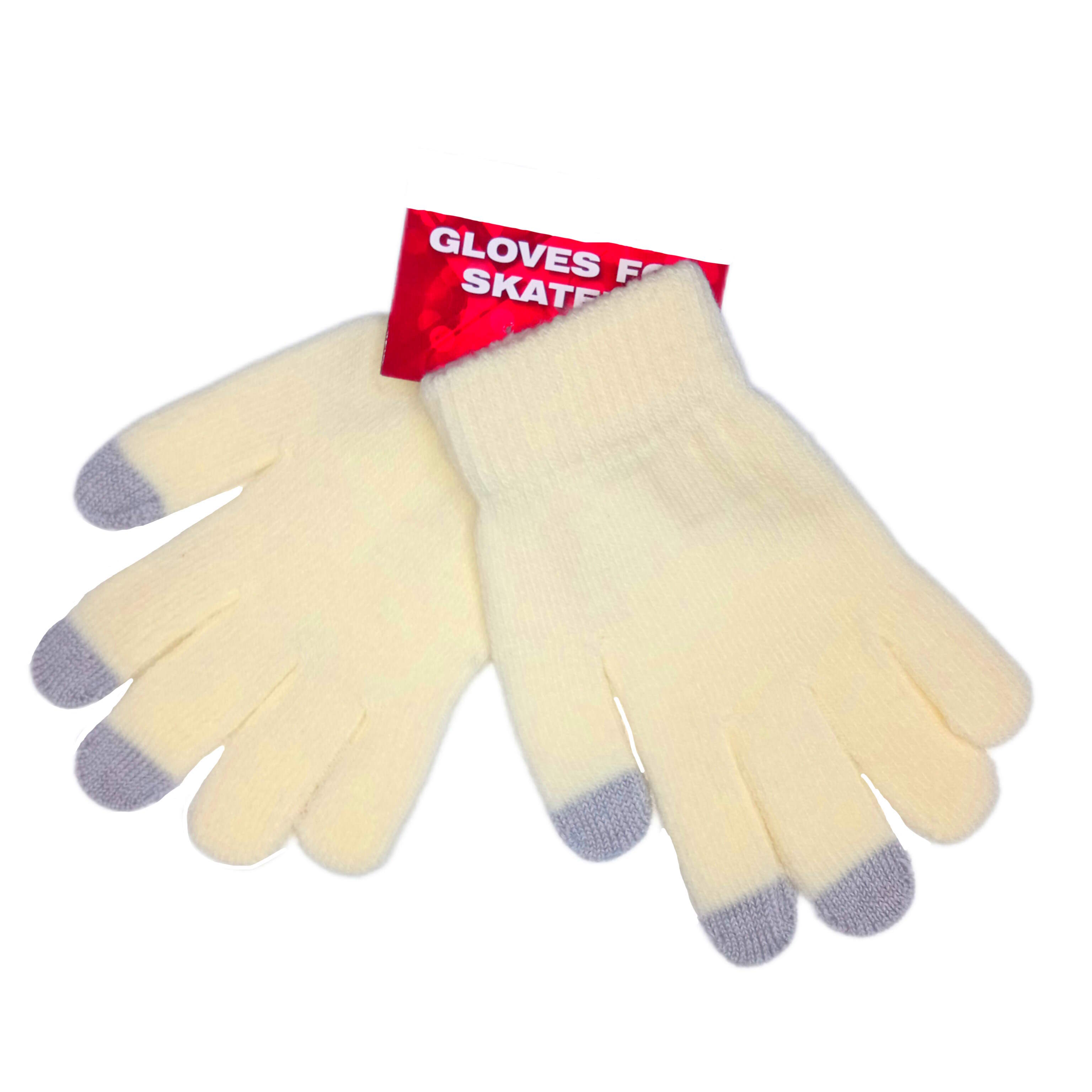 Вязаные желтые перчатки для фигуриста от интернет магазина ТДФК-ЮГ-ТВИЗЛ