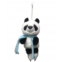 Игрушка брелок панда в шарфике