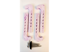 Чехлы на лезвия фиолетовый мрамор